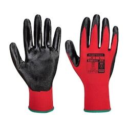 Portwest - Gants manutention enduit nitrile FLEXO GRIP spécial mécanicien Rouge / Noir Taille 9 - rouge 5036146007097_0
