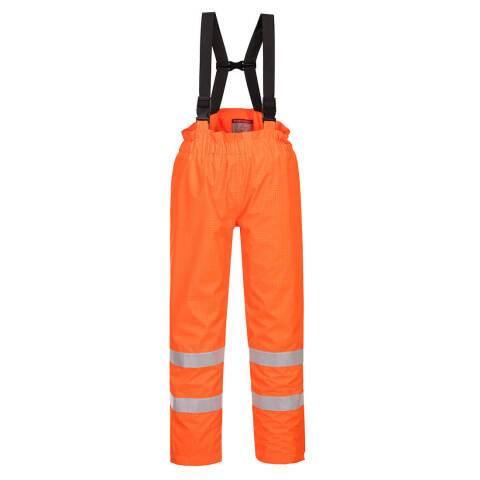 PORTWEST S781 PANTALON BIZFLAME RAIN DOUBLÉ HI-VIS FR ANTISTATIQUE ORANGE - TAILLE XXXL - STANDARD