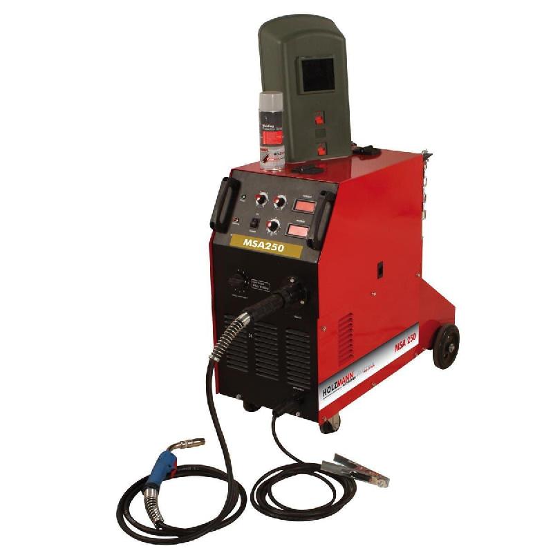 Poste à souder MIG/MAG Holzmann MSA250 - 40 à 250A - Dévidoir 4 rouleaux - Usage professionnel_0