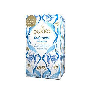 Pukka Infusion biologique et équitable Feel New, anis, fenouil, cardamome, réglisse, boîte de 20 sachets emballés individuellement_0