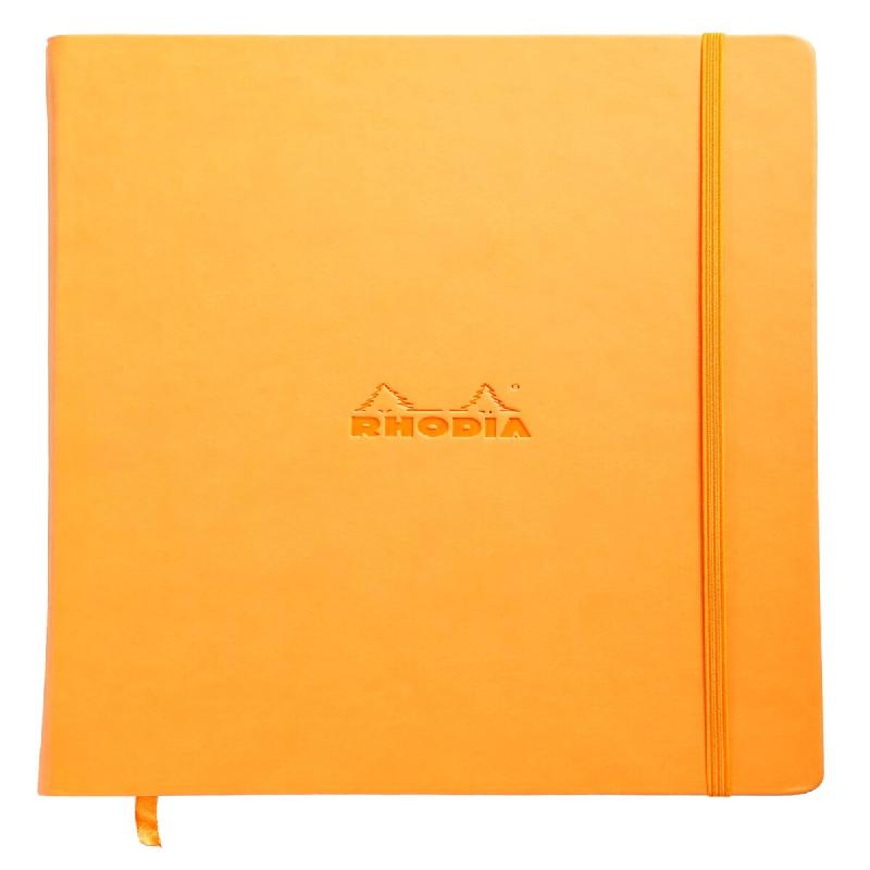 RHODIA Webnotebook Boutique orange A4, 192p./96 feuilles ivoire 90 g/m² brochées, uni - orange 118468C_0