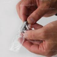 Sachet en plastique - enveloppe bulle - 40x60mm - fermeture ZIP - épaisseur 50µ - agréé contact alimentaire_0