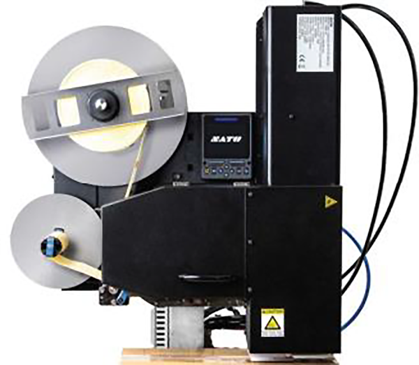 SATO LR4NX avec vérin applicateur 100 x 100 mm - 203dpi, Gauche_0