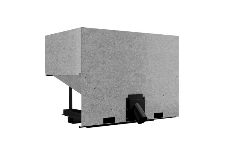 Stockage des céréales - Conteneur empilable avec sortie latérale - L1.80 x l1.20 x H0.80 à 1.70 mètres - 1.25 à 3.145 m3 - Compatible accessoires Lecitech_0