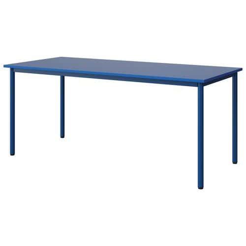 TABLE MALIBU 180X80 T6 4P STRA ABS BLEU U525/BLEU 5005 - MANUTAN EXPERT