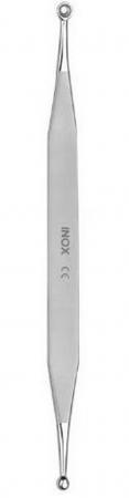 Tire-comédon double de UNNA - 12 cm inox satiné - Ref 706_0
