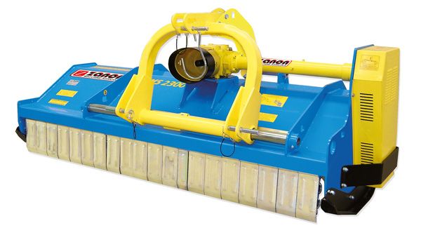 TMS broyeur forestier en acier - Zanon - pour tracteurs 60-110 hp avec rotor renforcé et marteaux_0