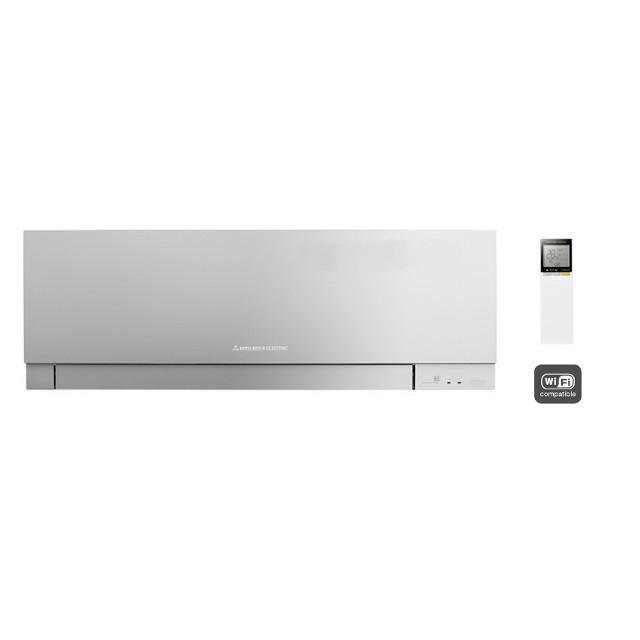 UNITÉ INTÉRIEURE MURALE INVERTER DESIGN RÉVERSIBLE MSZ-EF50VE3S ARGENT_0