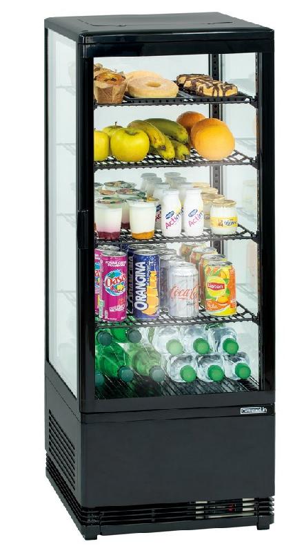 Vitrine réfrigérée positive noire température + 4 à +12 °c et capac... - PCVR98LN_0