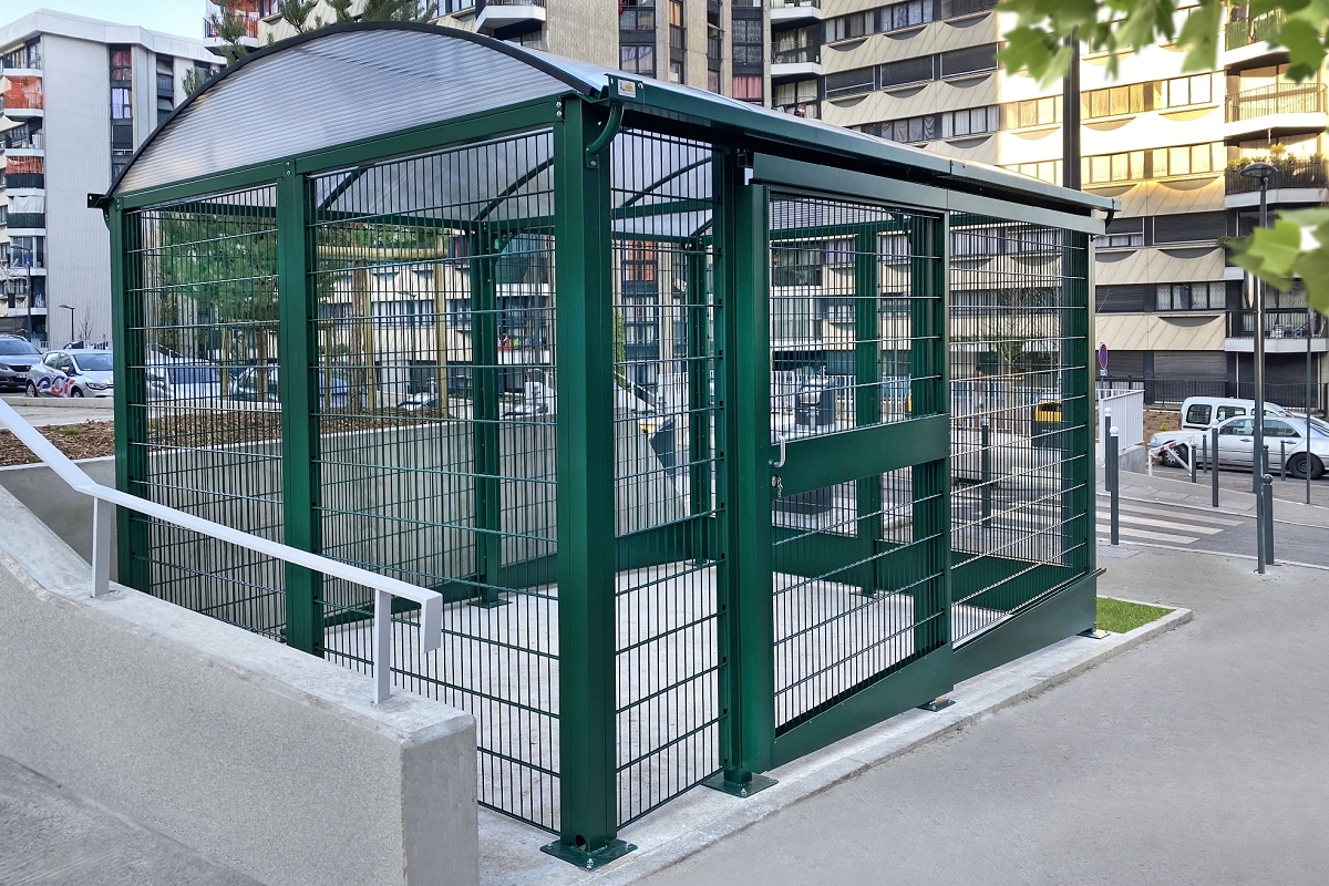 Abris sécurisés à toit arrondi - Série AT - Serrure un point ou à code mécanique en option_0