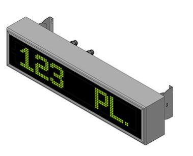 Caisson de signalisation dynamique série 850-95s (monochrome) et 850-95srv (trichrome)_0
