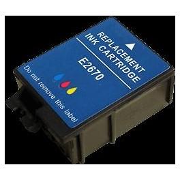 Cartouche compatible pour epson workforce wf-100w (c13t26704010) c/m/y 3*4ml e2670c_0