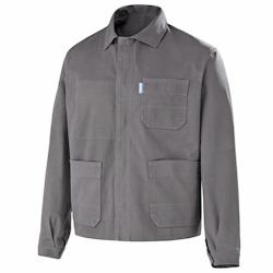 Cepovett - Veste de travail coton majoritaire ESSENTIELS Gris Taille S - S gris 3184378631374_0