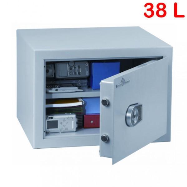 Coffre-fort anti-feu MB 30 A - 24 litres - à clé ou à code - blindage anti-perçage - Rolléco_0