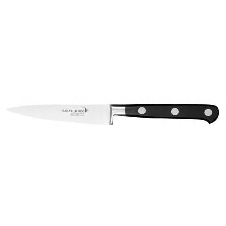 Couteau office Sabatier 10 cm - Idéal ABS Déglon - Acier inoxydable et manche thermoplastique_0