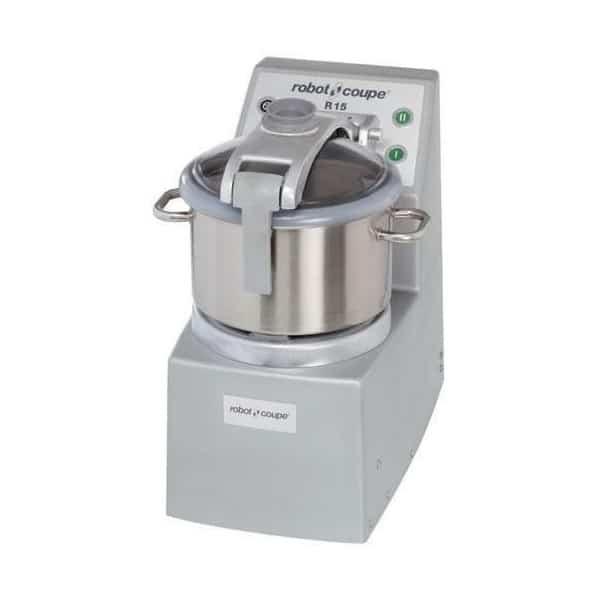 Cutter vertical modèle R 15 triphasé 400 V 2 vitesses inox 15 litres_0