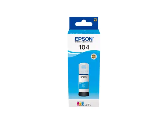Epson 104 EcoTank Cyan ink bottle_0