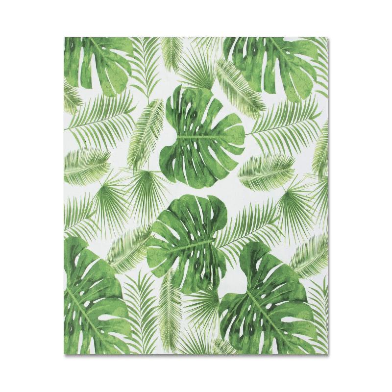 Excelsa nappe Foliage coton 140x180 cm multicolore - multicolore textile 66742_0
