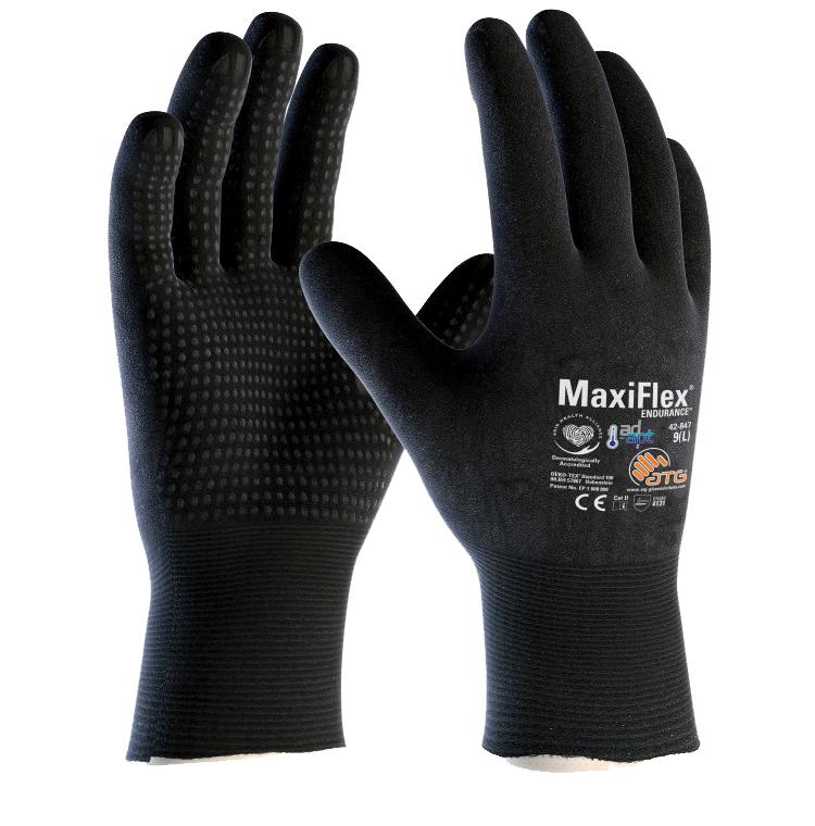 Gants tricoté nylon/lycra®  maxiflex® endurance™ noir t7 - ATG - mxflend847.T7 - 691747_0
