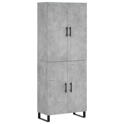 Helloshop26 - Buffet bahut commode armoire meuble de rangement organisateur cuisine salle de séjour salon haut 69,5 x 34 x 180 cm 02_0034500 - 300021_0