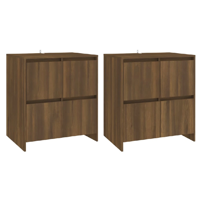 Helloshop26 - Buffet bahut commode armoire meuble de rangement organisateur cuisine salle de séjour salons lot de 2 70 x 41 x 75 cm 02_0036787 - 3000_0