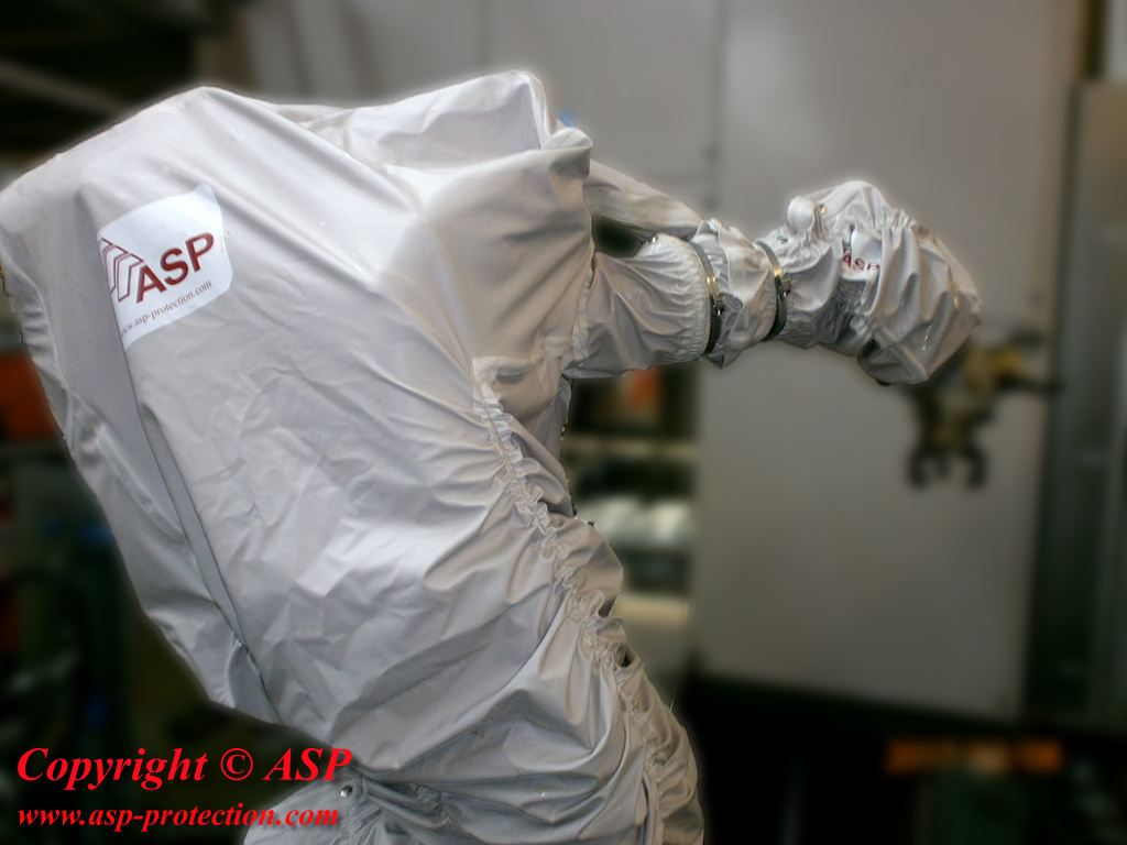Housses de protection pour robots de manutention - tissu polyamide TORCAL-B+ et polyester TPSN - adaptées aux environnements variés_0