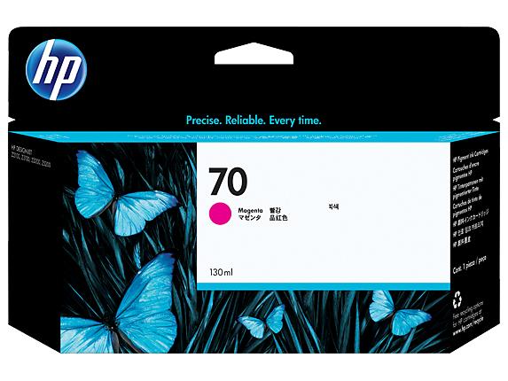 HP 70 cartouche d'encre DesignJet magenta, 130 ml_0
