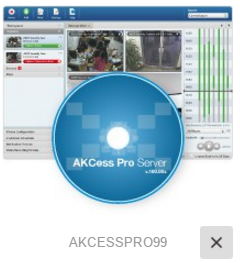 Logiciel AKCess Pro - Licence AKCess Pro Server pour surveillance et contrôle d'accès (99 capteurs/caméras) - MAJ 5 ans_0