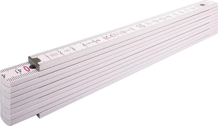 Mètre pliant STABILA 1407 - bois de hêtre blanc - longueur 2 m, largeur 1,70 cm - précision CE III_0