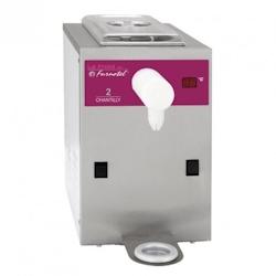 Machine à chantilly Bac 5 litres   commandes mécaniques   100 litres / heure      Acier inoxydable 250x435x400mm FURNOTEL - 0645760583914_0