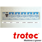 Matière à graver intérieur Flexicolor et Flexibrass - acrylique bi-couche souple - pour signalisation et trophées_0