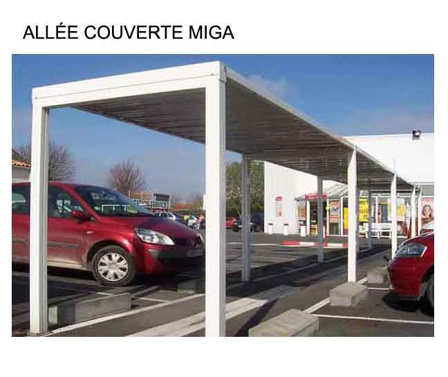 Passages couverts - abris et services - préau de protection contre le soleil, la neige, la grêle_0