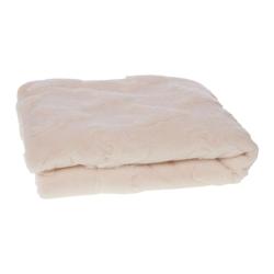 Plaid Cerf crème -  Beige Rectangle Tissu Amadeus 170x0.2 cm - beige textile 3520071969466_0