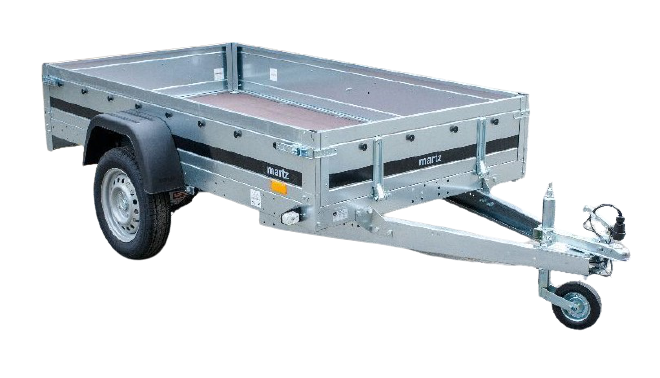 Remorque bagagère non freinée - 2,30 x 1,26 m - Martz Premium 230R_0