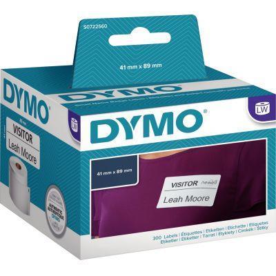 Rouleau de 300 étiquettes adhésives Dymo badge 89 x 41 mm - Fabricant Sanford Ecriture SAS_0