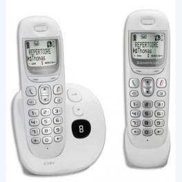 SAGEMCOM TÉLÉPHONE DECT SANS FIL D38V RÉPONDEUR DUO