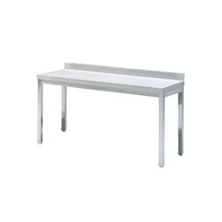 Virtus group Table Inox de Travail avec Dosseret 1900 x 700 mm - Virtus - 0698142103682_0