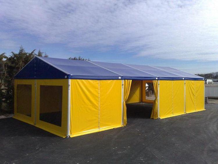 Tentes de réception modulables Beta - largeur 10m à 15m - longueur par segments de 5m_0