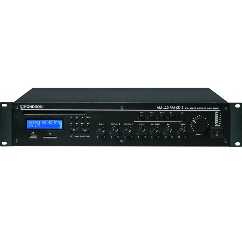 AMPLIFICATEUR PREAMPLI 4 ZONES AM 120 RM CD 2 RONDSON 120 WATTS_0