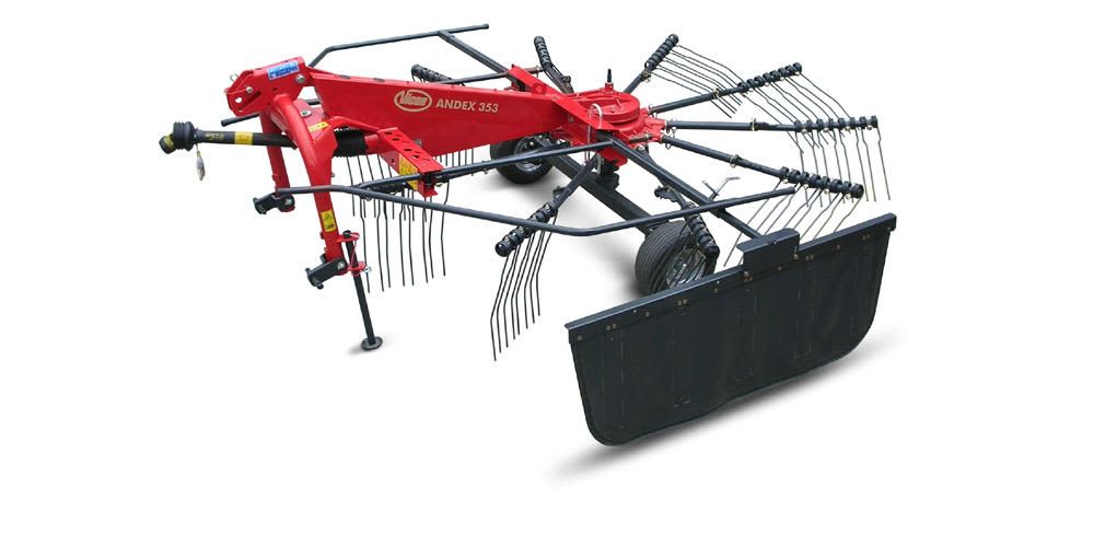 Andex 323 - Andaineur monorotor compact Vicon - Largeur de travail 3,2 à 4,7m - 9 bras - 320kg_0