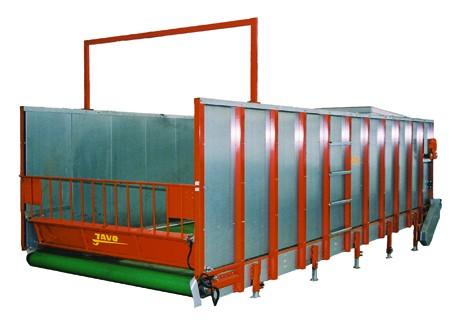 Station de remplissage pour big bag - Javo Big Belt - grande capacité de stockage jusqu'à 70 m3 avec tapis motorisé_0