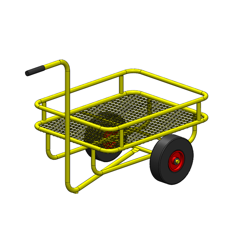 Chariot à fleurs robuste - Transport de plantes en jardinerie ou pépinière - Référence 871301 - Fabrication France_0