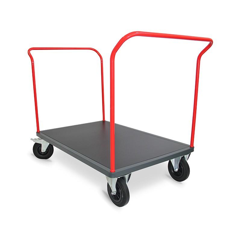 Chariots manuels 2 dossiers Rolléco - capacité 500 kg - 1200 x 800 mm_0