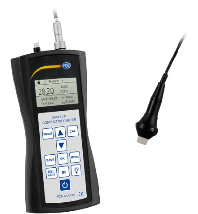 Conductimètre pour métaux non ferreux, avec large spectre jusqu'à 112 % IACS ou 65 MS/m - PCE-COM 20 - PCE INSTRUMENTS_0