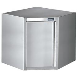 Distform Armoire Adossée d'Angle 90º P.400mm Acier inoxydable 700x400x600mm - 641094815653_0