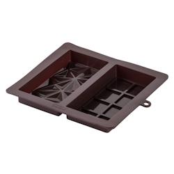 Double moule à chocolat de Dubaï en silicone Zenker Special Creative - gris silicone 4008033435819_0