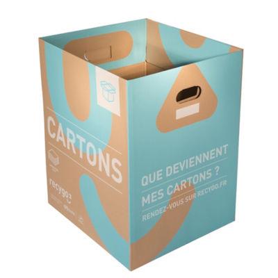 ECOBOX boîte de collecte pour le tri et recyclage des emballages cartons, par 10_0