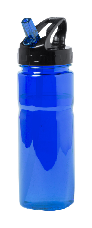 Gourde de sport - plastique Tritan sans BPA - 650 ml - avec bec-verseur - couleur bleue_0