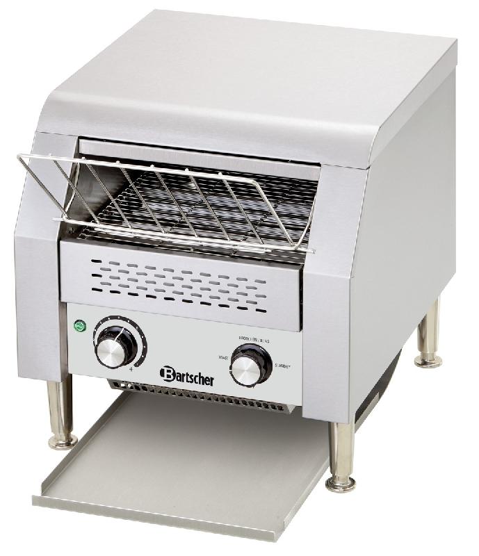 Grille-pain convoyeur DLT150-1 - acier inoxydable - 150 toasts/h - vitesse réglable - Bartscher_0