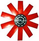 Hélice de ventilateur en matériau composite - résistance à l'humidité - options antistatique, anti-acide et haute température_0